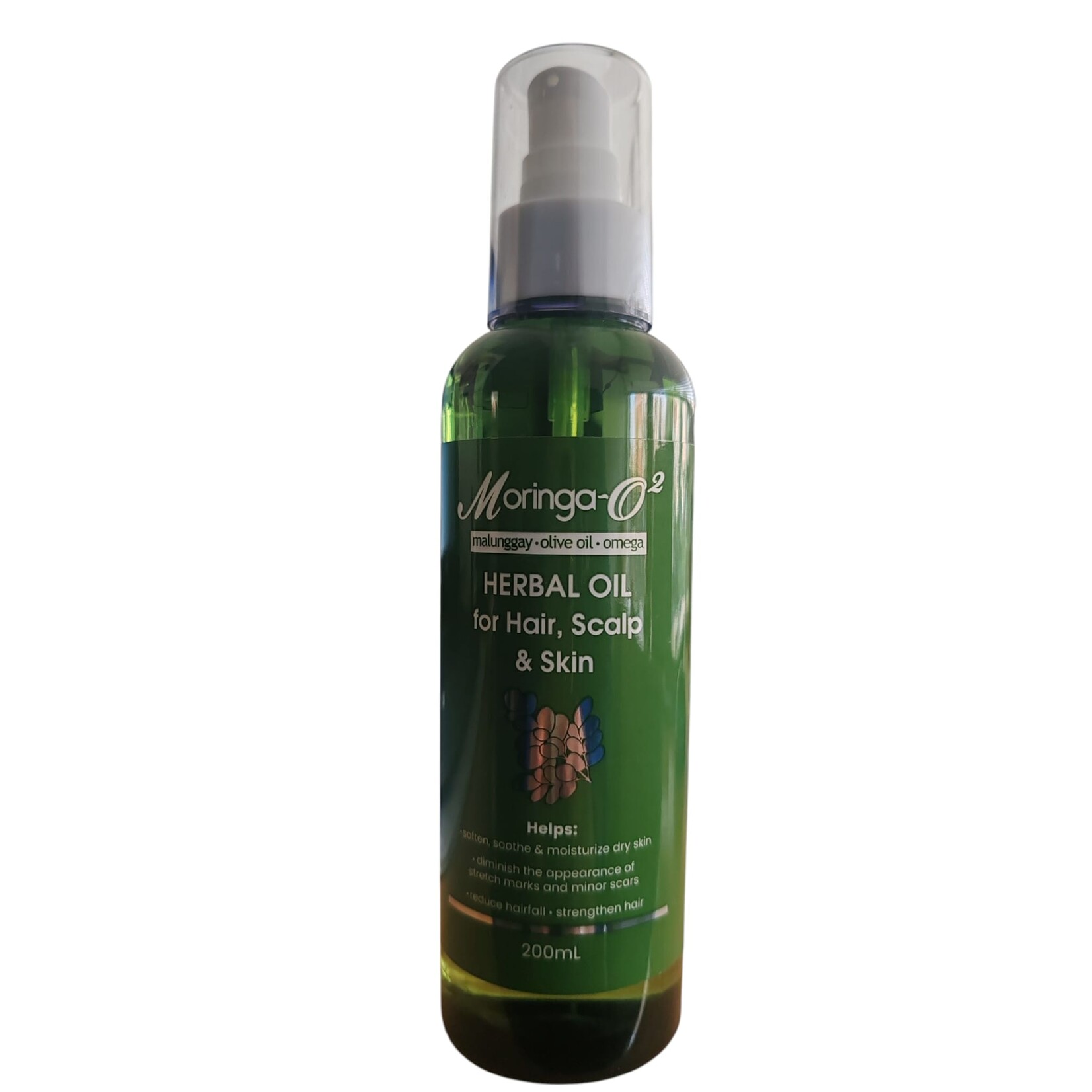 Moringa-O2, Het topmerk voor huid- en haarverzorging met rijke kruiden! Moringa O2 Herbal HairTherapy Oil  200ml