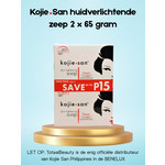 Kojie San, nummer één in anti-pigment producten! Kojie San Skin Lightening Soap – 2 x 65g – Tegen Pigmentvlekken – Donkere Vlekken Verwijderaar – Egale Huid – Whitening Zeep – Kojic Acid – Gezichts- & Lichaamsreiniging – Anti Acne