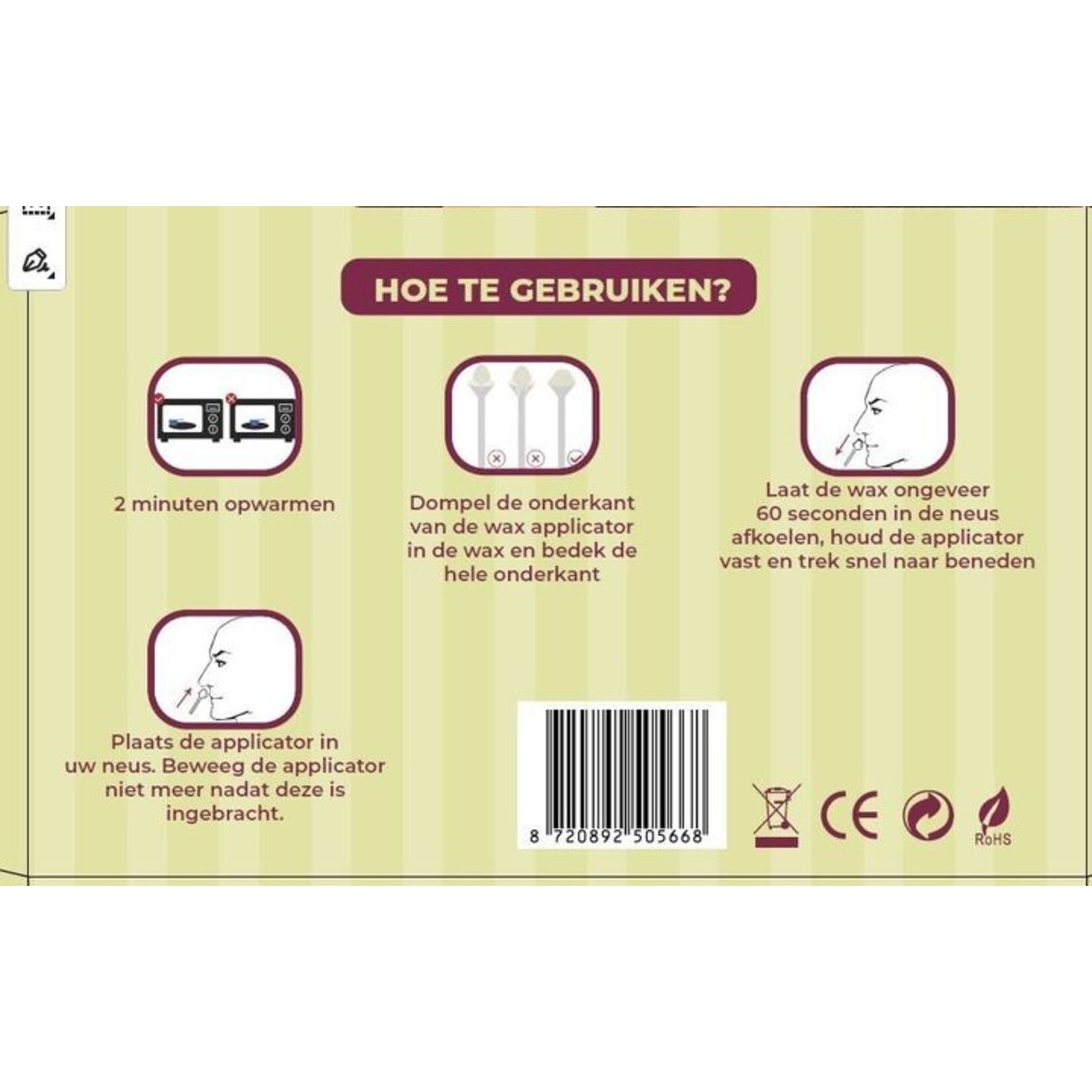 totaal beauty TotaalBeauty Neus- en Oorwax Set – Hars Set voor Neus & Oren – Pijnloze Ontharing – Veilig & Effectief – Professionele Harsbehandeling – Inclusief Spatels & Applicators – Geschikt voor Mannen & Vrouwen