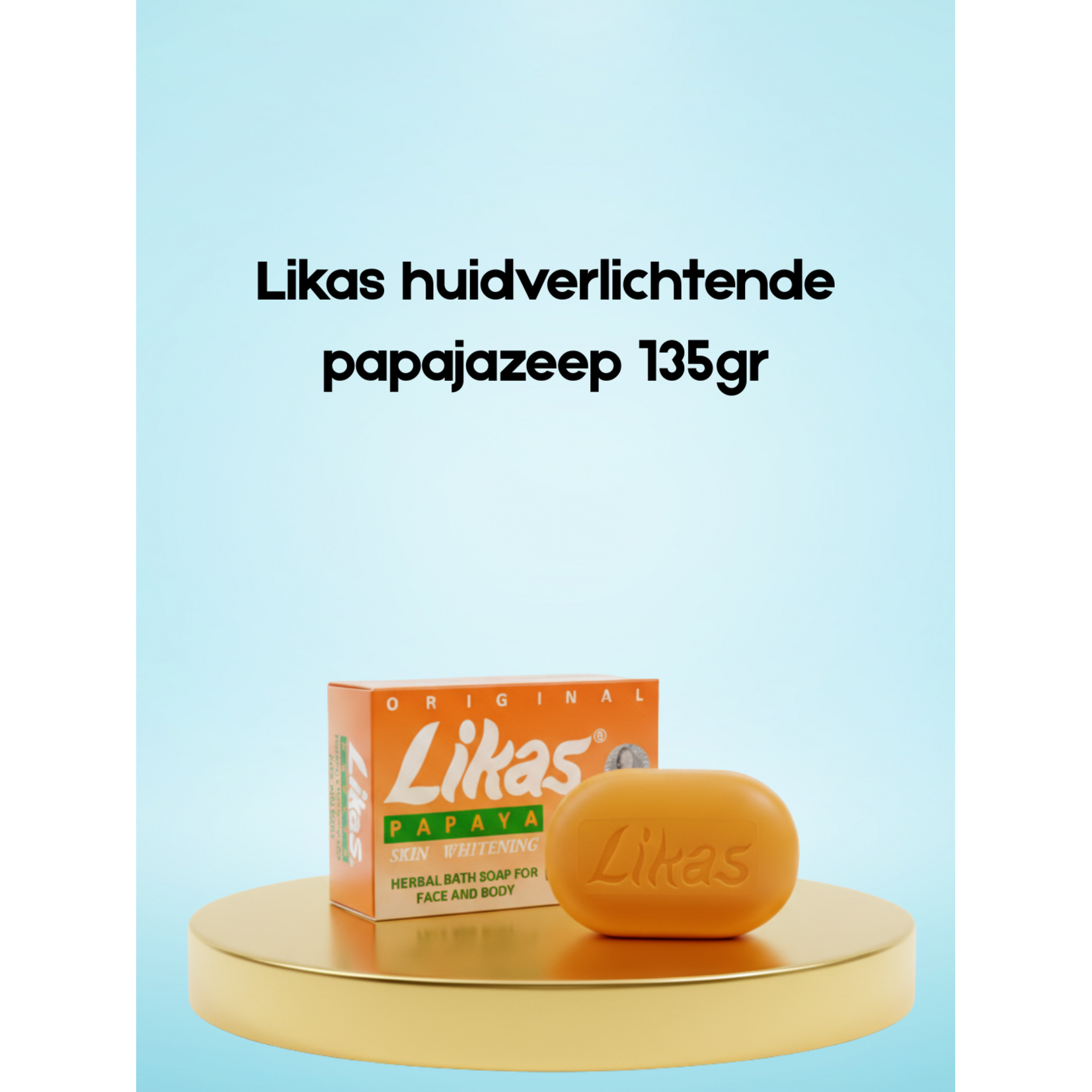 likas Likas skin lightening papaja zeep 135gr