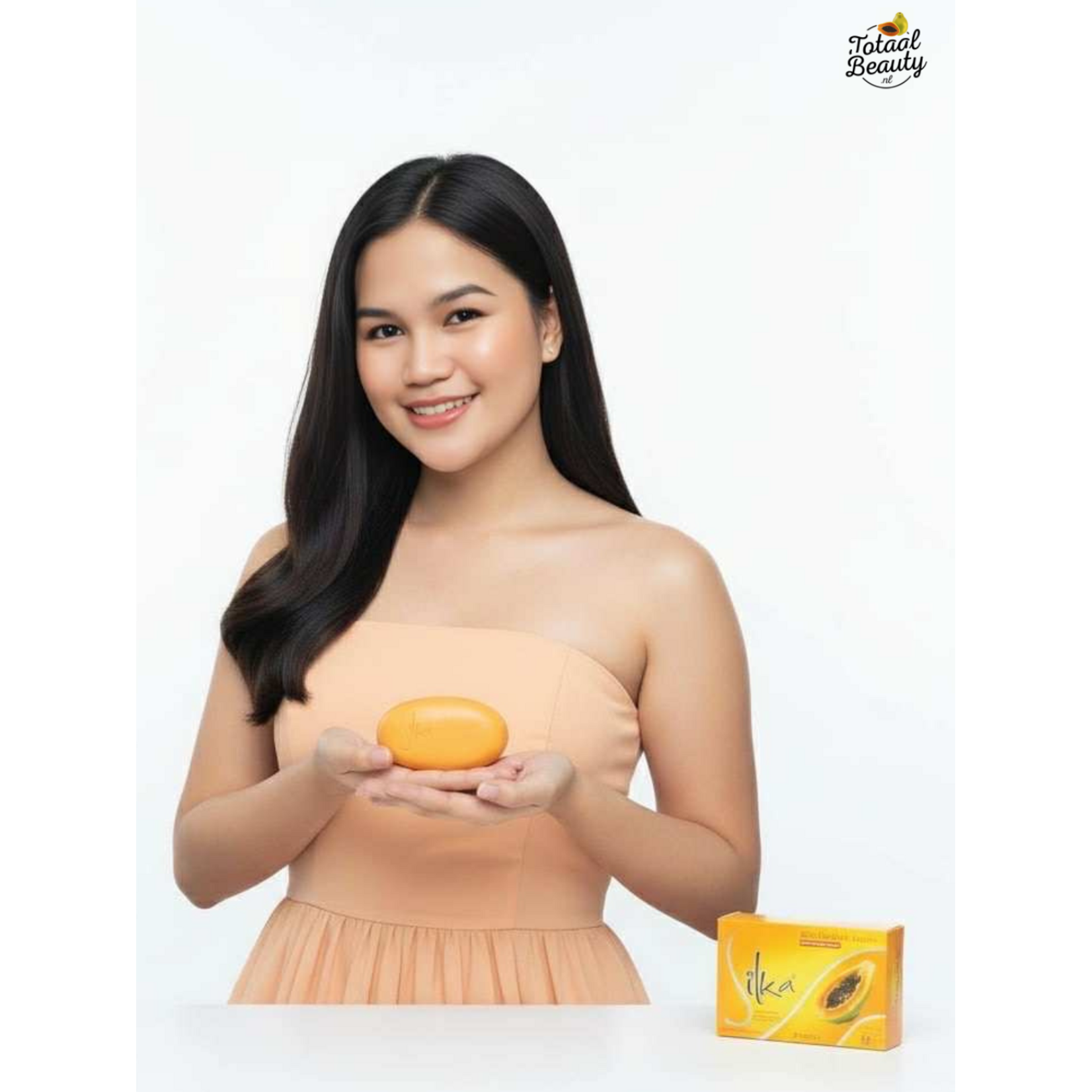 Silka, Al na zeven dagen een lichtere huid! Silka Skin Lightening Papaya Soap – 135g – Against Pigment Spots – Dark Spot Remover – Even Skin Tone – Whitening Soap – Natural Papaya Extracts – Face & Body Cleansing – Hydrating & Refreshing