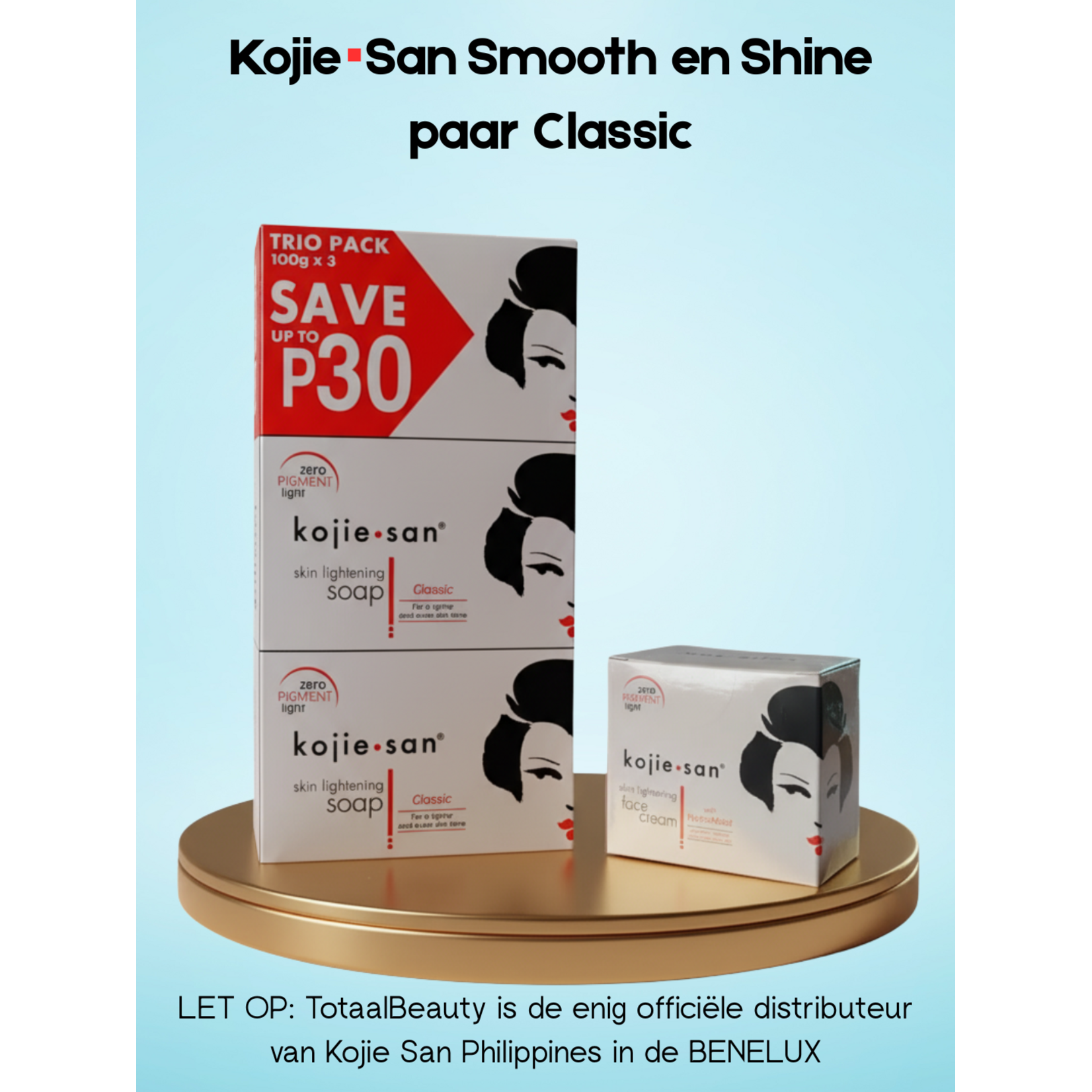 Kojie San, nummer één in anti-pigment producten! Kojie San Smooth & Shine Cream Classic – Pair – Skin Lightening Face Cream – Against Pigmentation – Dark Spot Remover – Even Skin Tone – Hydrating & Nourishing – Whitening Day Cream**