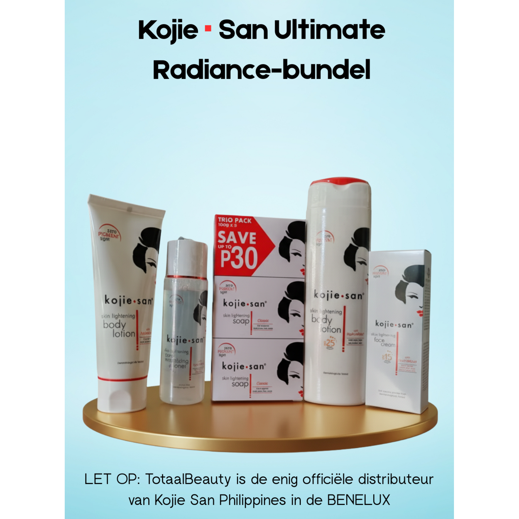 Kojie San, nummer één in anti-pigment producten! Coffret Éclat Ultime Kojie San – Coffret Éclaircissant Complet – Anti-Pigmentation – Élimine les Taches Brunes – Unifie le Teint – Soin Blanchissant Visage et Corps – Hydratant et Nourrissant – Anti-Acné