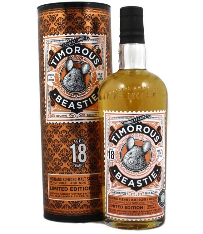 Douglas Laing's Timorous Beastie 18 years old whisky