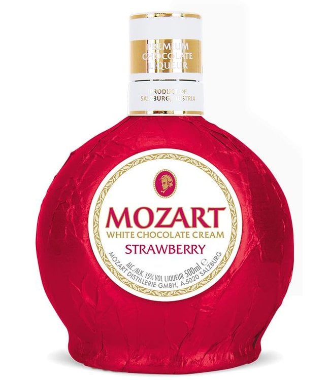 Mozart Witte Chocolade  Aardbeien likeur