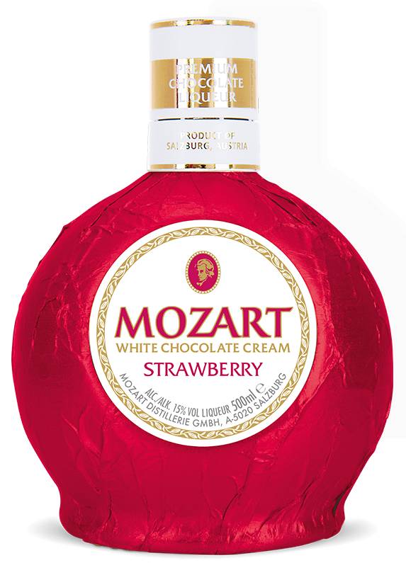 【MOZART】 Mozart White Chocolate Strawberry liqueur - Slijterij & Wijnhuis