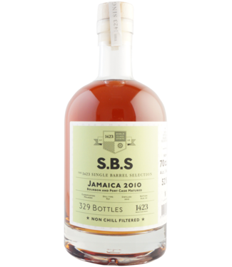 1423 S.B.S 1423 S.B.S Jamaica 2010 Bourbon and Port Cask (52% ABV)