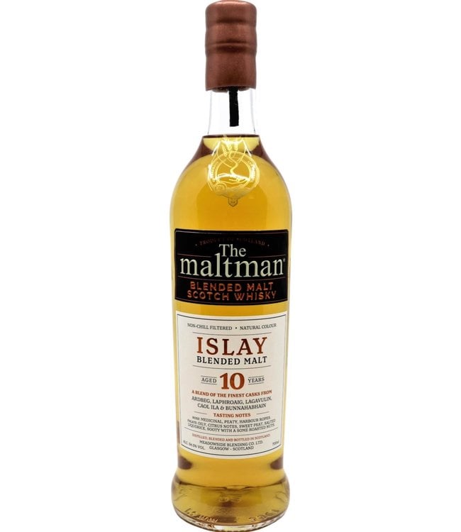 The Maltman Blended Whisky Islay  10 Years Old  (54.5% ABV)