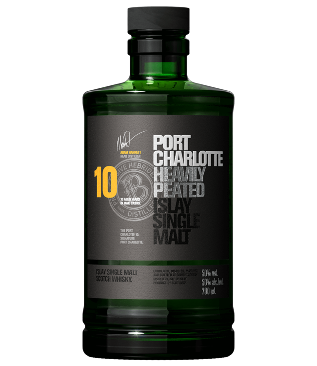 Port Charlotte Heavily Peated 10yo 50% ABV