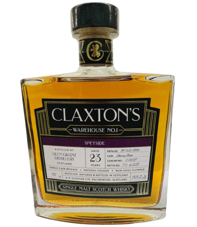 Claxton's Warehouse no.1 Glen Grant 1998 (53.2%)