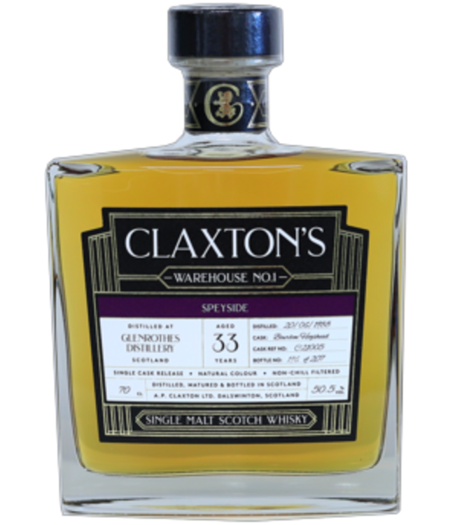 Claxton's Single Cask Glenrothes 1988 - 33yo (50.5% ABV)
