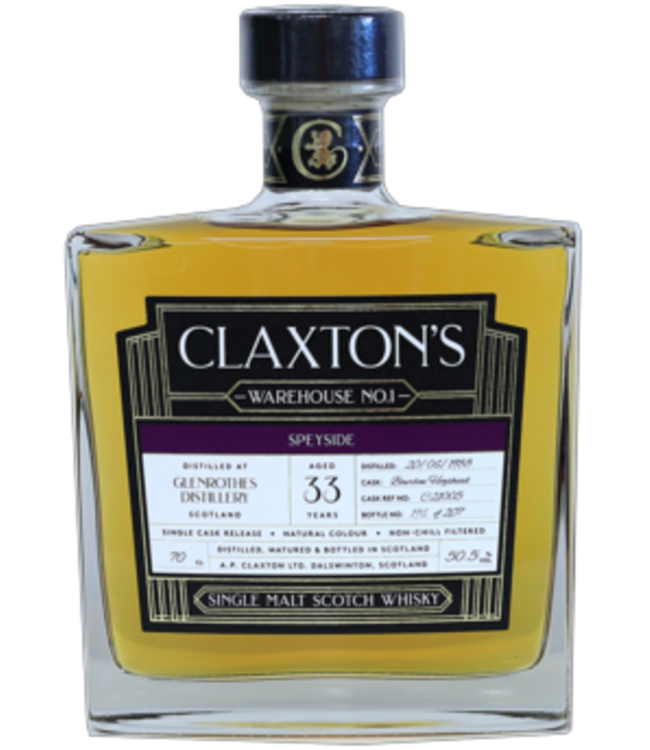 Claxton's Single Cask Glenrothes 1988 - 33yo (50.5%)