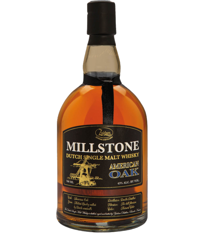 Zuidam Millstone Malt Whisky American Oak (43%)