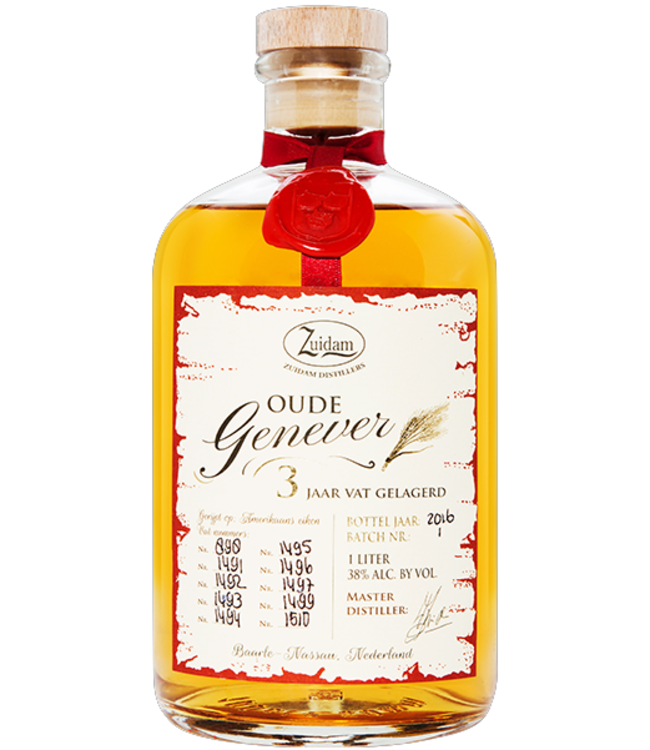 Zuidam Zuidam Oude Genever 3 years barrel aged (38%)