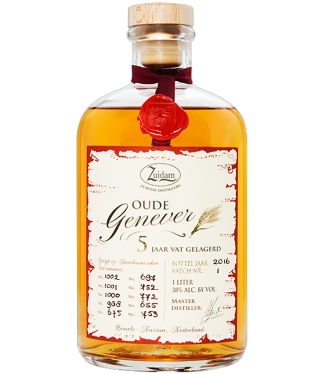 Zuidam Zuidam Oude Genever 5 jaar vatgelagerd