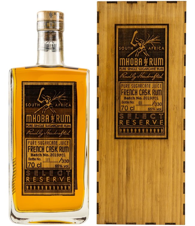 Mhoba Mhoba Select Reserve French Cask Rum (65%)