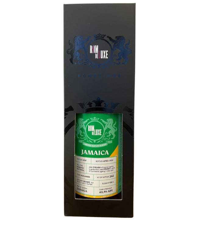 Rom de Luxe Jamaica  (WP) 7YO  Limited Batch Series (63.9%)