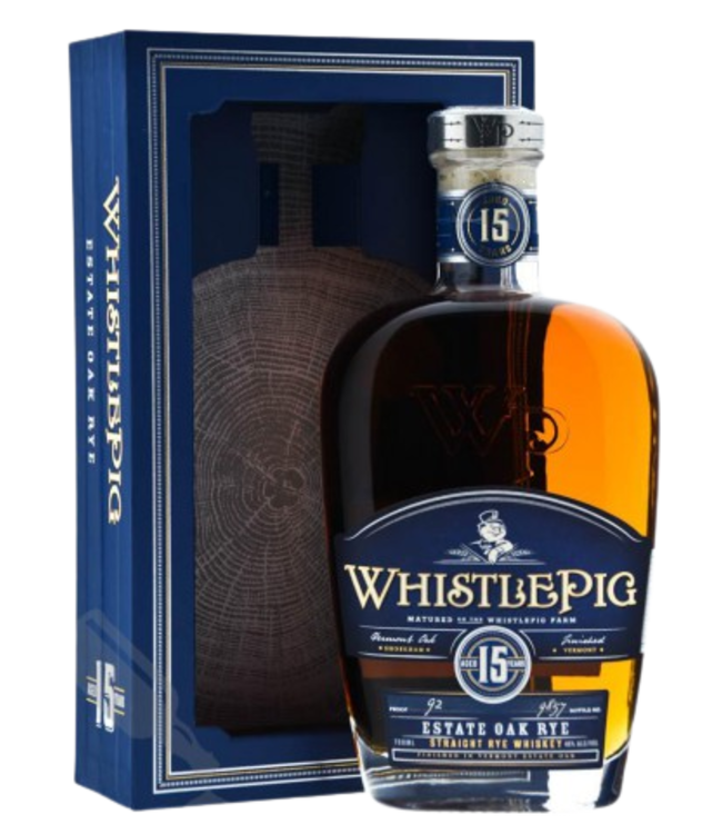 WhistlePig Estate Oak Rye 15 years old (46%)