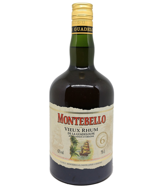 Montebello Rhum Vieux Agricole 6 yo (42%) - GEEN LABEL