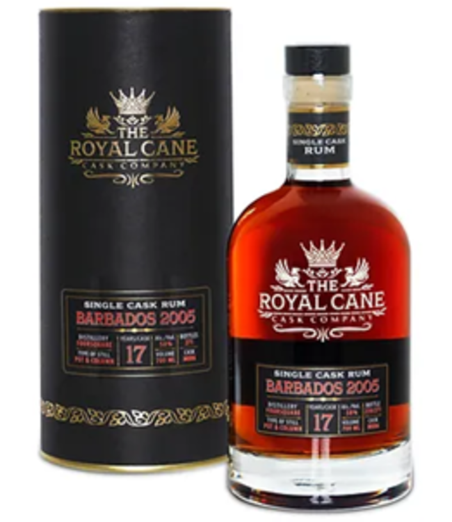 The Royal Cane Cask Company - Infinity Spirits The Royal Cane S.C. Barbados 2005 - 17YO (58%)