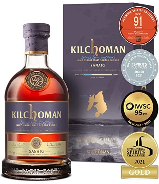 Kilchoman Sanaig Sherry & Bourbon Cask (46%)