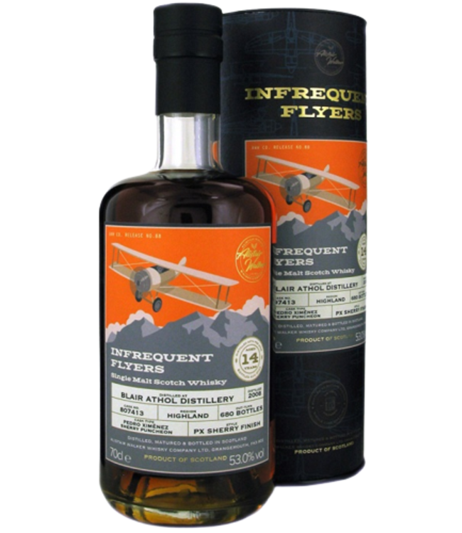 Alister Walker/Infrequent Flyers Infrequent Flyers Blair Athol 14yo PX Sherry Cask (53%)