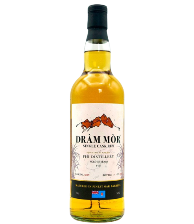 Dràm Mòr Secret Fiji Distillery 18YO Single Cask Rum (58%)