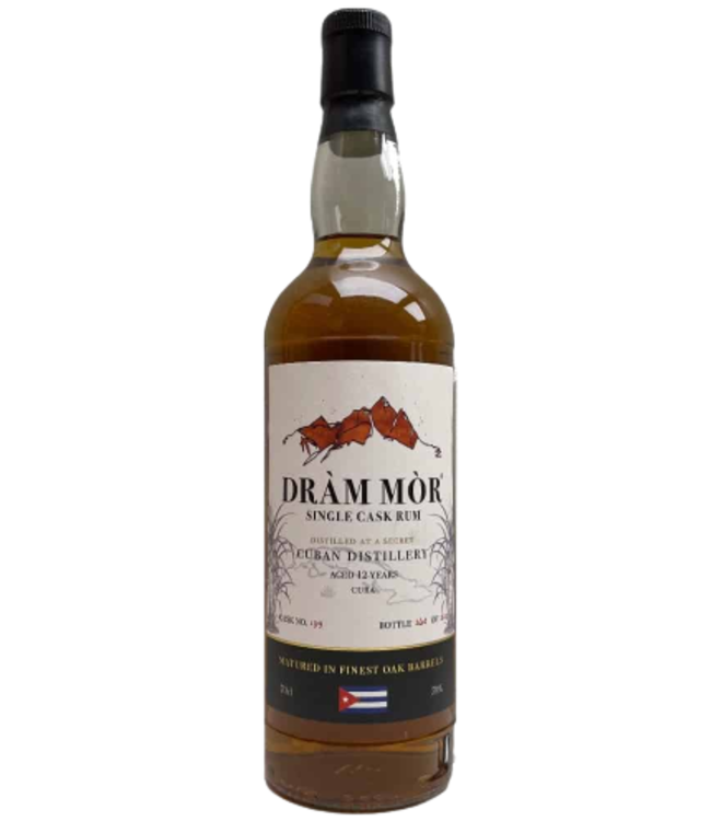Dràm Mòr Secret Cuba Distillery 12YO Single Cask Rum (59%)
