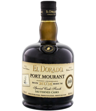 El Dorado El Dorado Port Mourant 2018 - 18yo - Special Cask - Sauternes  Casks (58,6%)