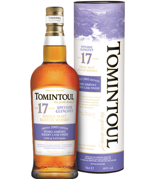 Tomintoul 17YO Limited Edition 2005 Pedro Ximénez Sherry Cask Finish (46%)