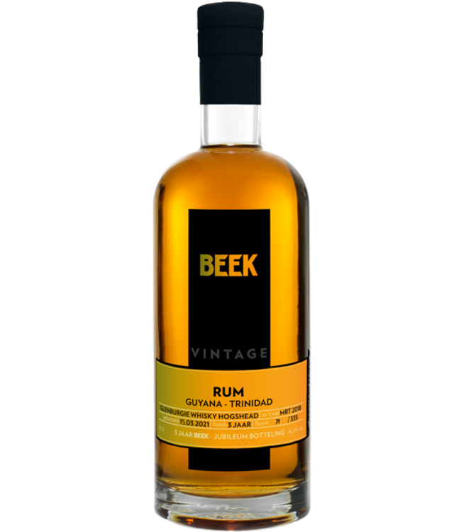 BEEK Rum Guyana & Trinidad - Edradour Whisky Barrel (44,3%)