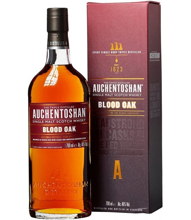 Auchentoshan Distillery Auchentoshan Blood Oak Scotch Single Malt  Whisky (46%)
