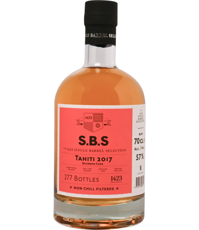 1423 S.B.S Tahiti 2017 Bourbon Cask (57%)