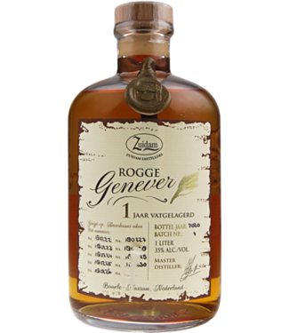 Zuidam Zuidam Rogge Genever aged in barrels for 1 year (38%)