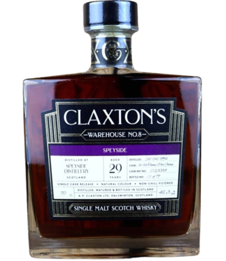 Claxton's Claxton's WH No.8 Speyside Distillery 29YO 1st Fill Tawny Port Octave (46,3%)