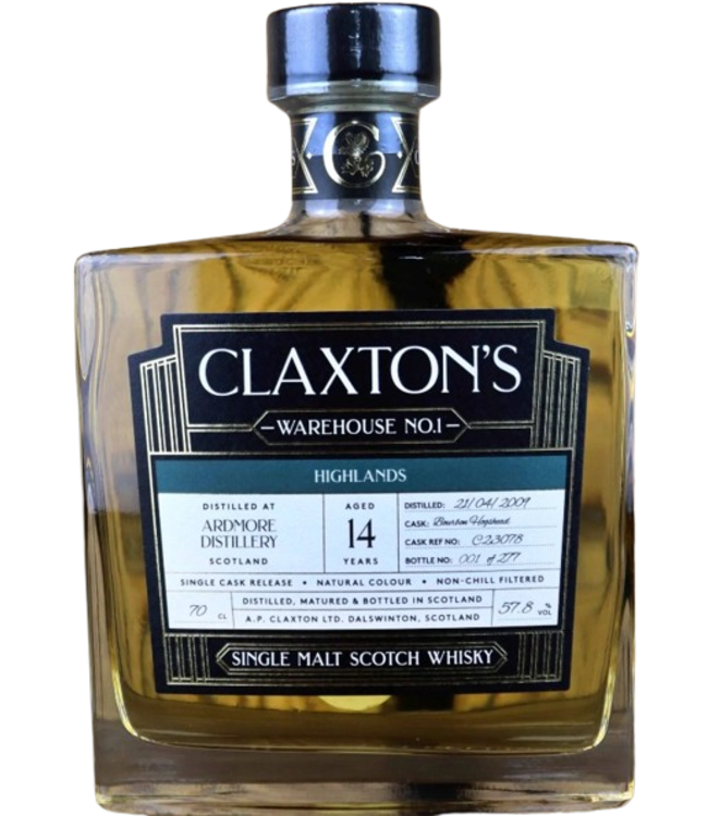 Claxton's WH No.1 Ardmore 14YO Bourbon Hogshead (57,8%)