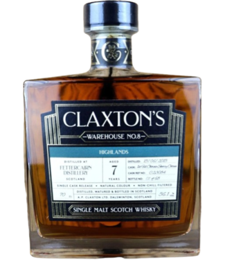 Claxton's Claxton's WH No.8 Fettercairn 7YO 1st Fill Oloroso Sherry Octave (56,1%)