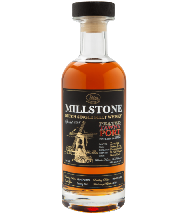 Zuidam Millstone Special #28 Peated Tawny Port Cask 2018 (46%)