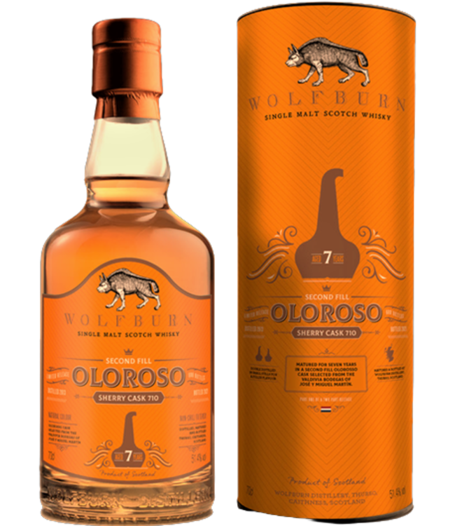 Wolfburn Oloroso Sherry Cask 2013 - 7yo (51.4% ABV)