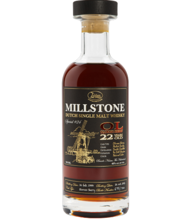 Zuidam Millstone Special #24 Oloroso Sherry Cask - 22YO (46%)