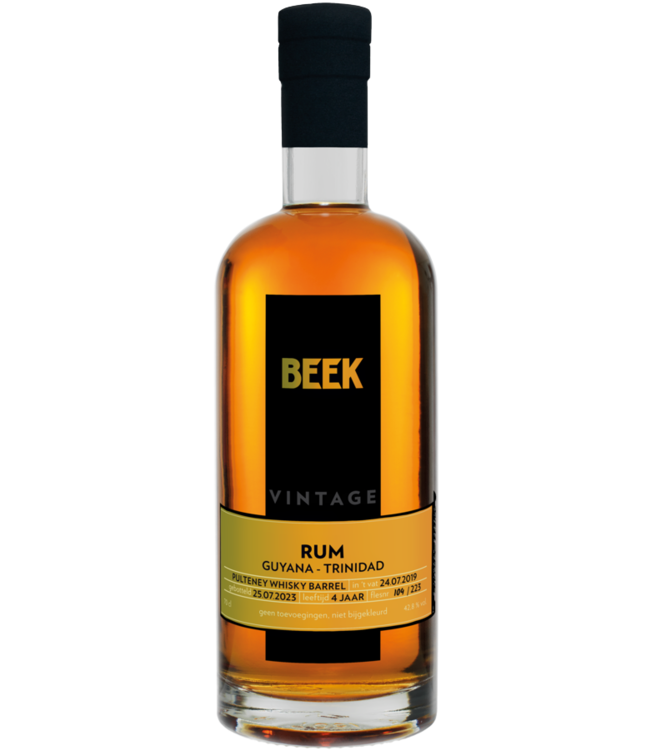 BEEK Rum Guyana & Trinidad - Pulteney Whiskey Barrel (42.8%)