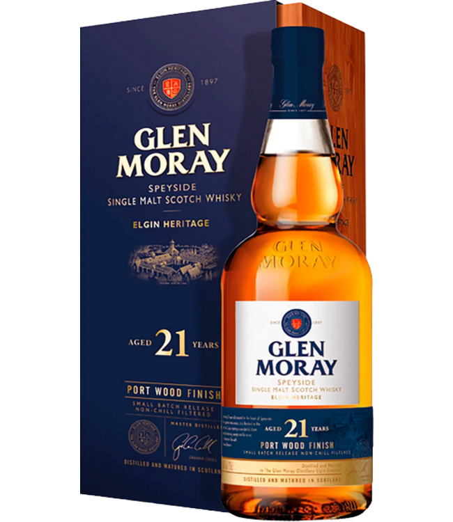 Glen Moray 21YO Port Wood Finish (46,3%)