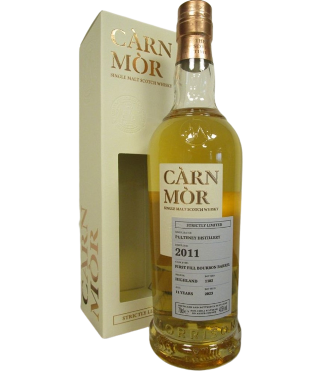 Carn Mor Old  Pulteney 2011 - 11yo First Fill Bourbon Barrel  47,5%