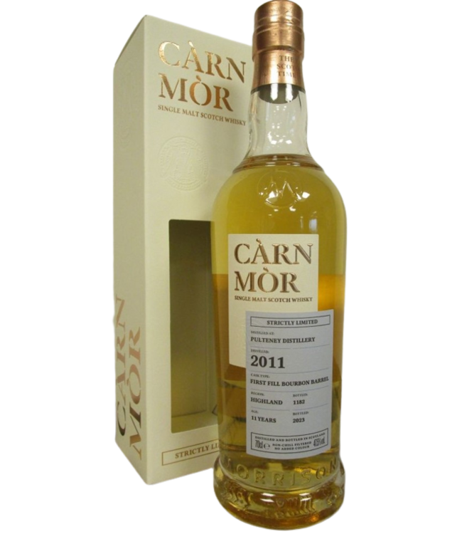 Morrison Distillers Carn Mor Old  Pulteney 2011 - 11yo First Fill Bourbon Barrel  47,5%