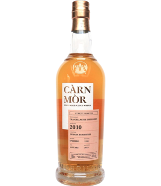 Morrison Distillers Carn Mor Craigellagie 2010 - 12yo Guyana Rum Finish (47,5%)