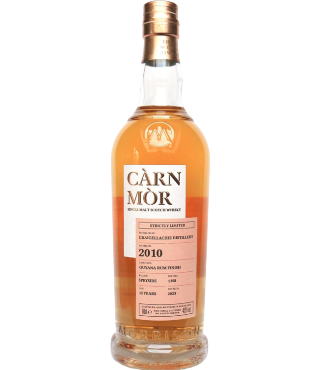 Carn Mor Craigellagie 2010 - 12yo Guyana Rum Finish (47,5%)