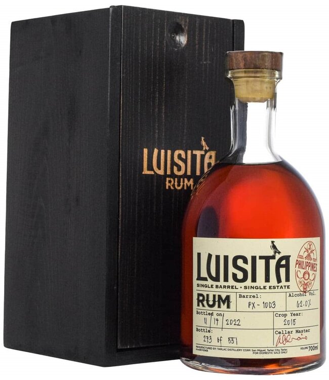 Luisita 6YO Single Estate Philippine Rum 2015 Cask #1003 (62%)