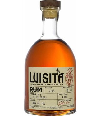 Luisita Distillery Luisita 6YO Ex-Bourbon  Cask #2183 Single Estate (58.8%)