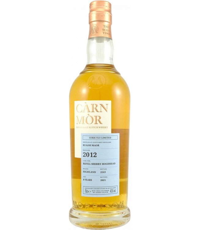 Càrn Mòr Ruadh Moar - Glenturret 2012 - 8YO Refill Sherry Hogshead (47.5%)