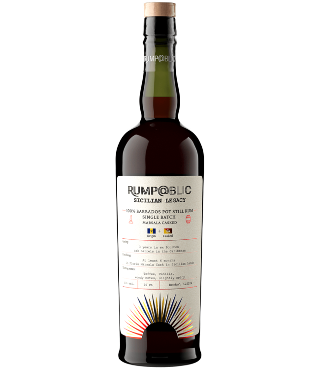 Rump@blic Rump@blic Barbados Pot Still Single batch Marsala Finish (43%)